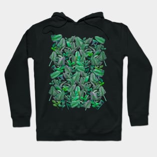 Tropical plants pattern Hoodie